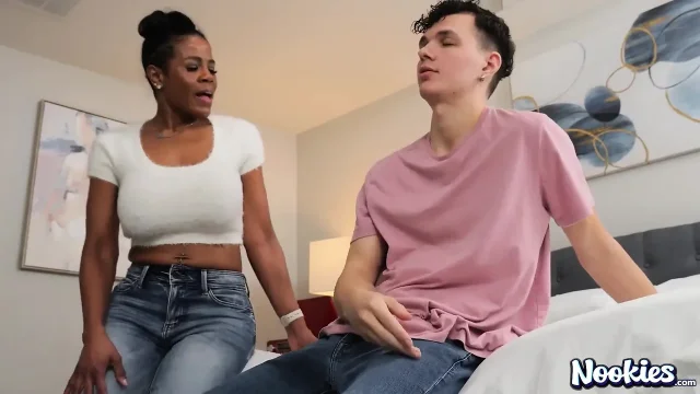Interracial MILF Magic-raven Swallows His Blue Pill Load