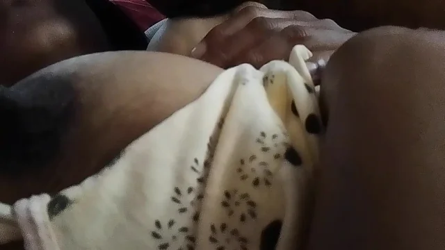 Tamil village girl's boobs are sucked by her husband