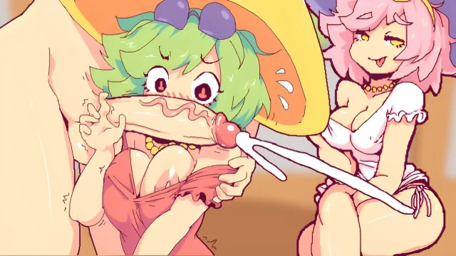 GETTING FASTER AND FASTER WHILE FUCKING CUSTOMERS - Futanari di Funghi Ft Gumi