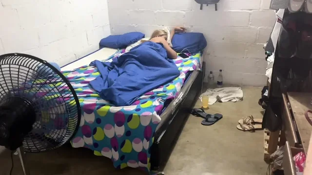 I fuck my stepsister while she's lying in her bedroom and her parents aren't