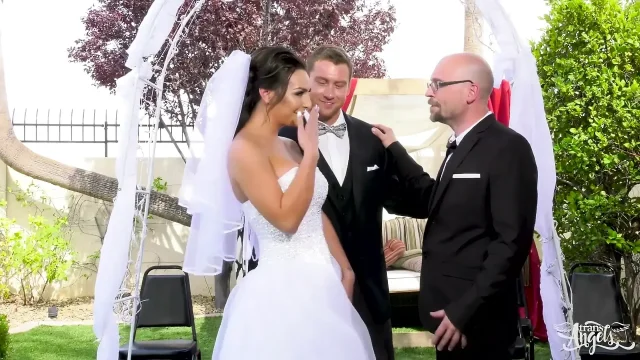 Transangels - Here Cums the Bride - Connor Maguire Chanel Santini