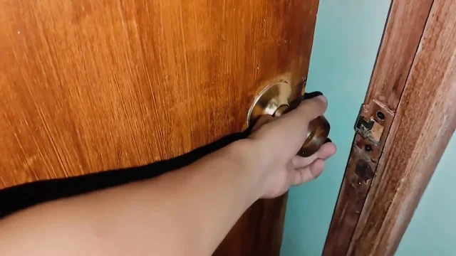 Stepbrother Comes Into My Room and Caught Me Masturbating While Watching Porn He Fucks Me Hard