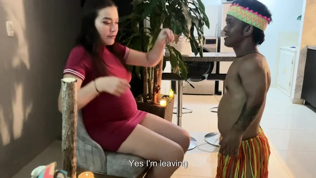 I Give My Hot Stepsister a Very Sexy Hawaiian Show She Gets Horny and I End up