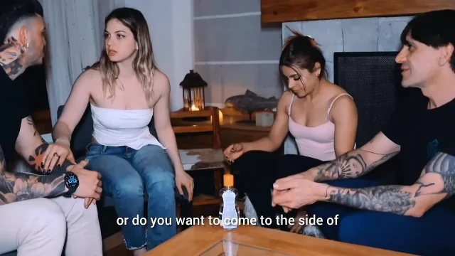 Swinger party among friends hard and a lot in their faces