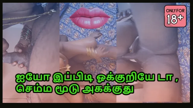 Desi Tamil wife fucks her husband friend for money