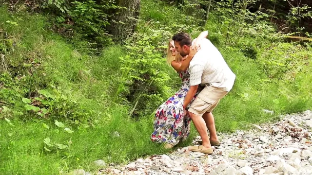Young German couple enjoys outdoor fucking wherever they go - more scenes of their sex