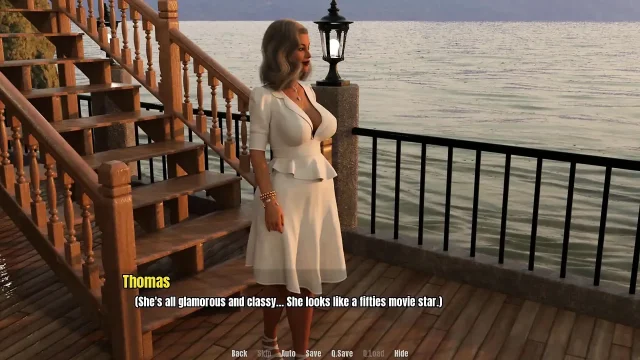 Grandma's house the younger guy and beautiful mature MILF on a romantic date ep 56