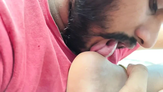 Mallu couple hot nighty fuck and lip lock romance in bedroom part - 4