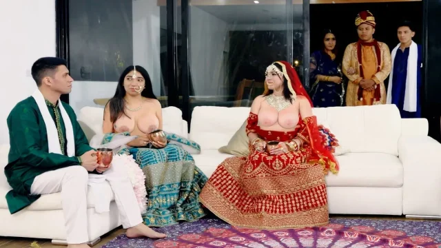 Chudai Hindu Wedding Ends in Between Stepsisters and Stepfathers