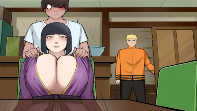 Konoha MILFs 11 I Almost Got Caught Massaging My Stepmother Hinata's Big Breasts