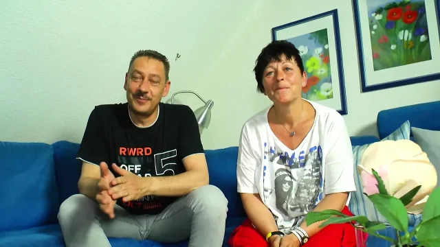 German amateur couple first homemade private porn