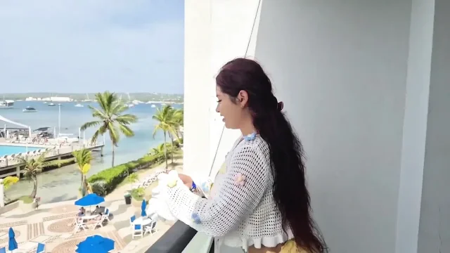 Fucking Hard on the Beaches of San Andres Colombia with a Beautiful Big Ass Tourist