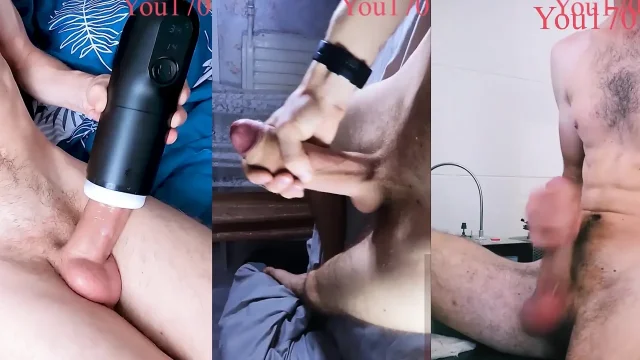 The best videos of a guy cumming from his beautiful and big dick