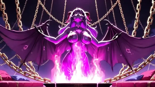 Stunning Succubus Nobles With Perfect Voluptuous Bodies Covered In Thick Shiny