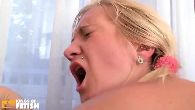 Nasty Teen Gets Ass Spanked Hard and Double Penetration From More Men