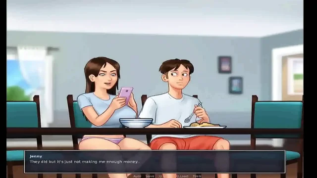 Summertime saga stepsister shows her tits to her stepbrother ep 50 51