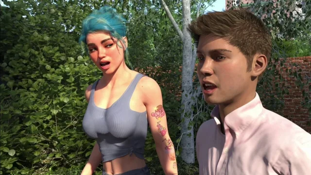 Juliette Isn't An Ordinary Girl - Outdoor Waling With My Elder Futa Girlfriend
