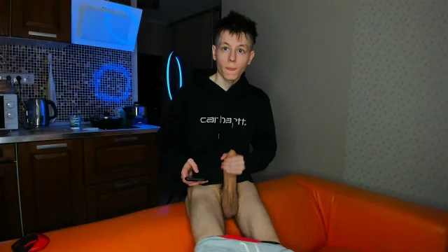 Messy Hair Morning Wood Shy Twink Drains Overnight
