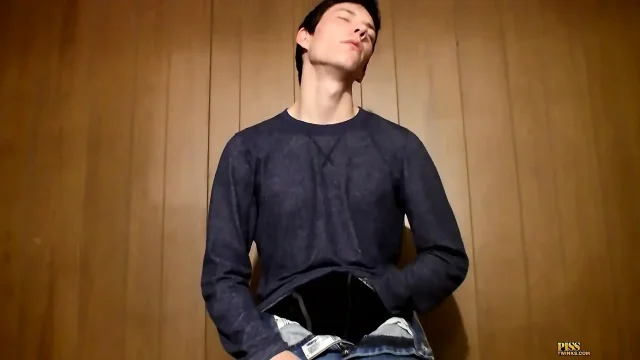 Cooper Fills a Jar with Piss