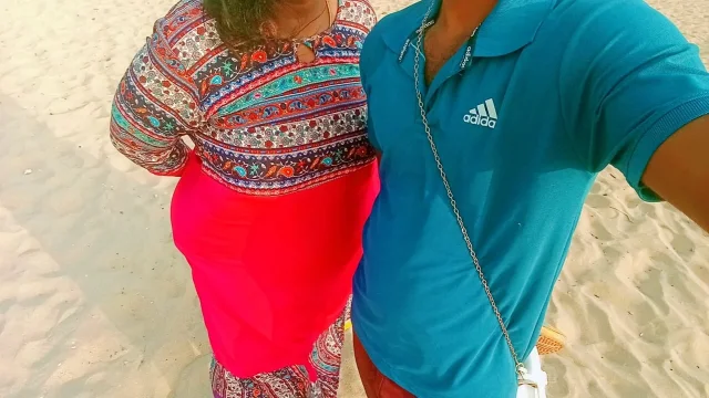 Tamil wife beach side public sex open sex Tamil dirty talk