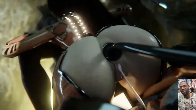 Eve Deepthroating BBC Chun-li Deepthroating a Hard Cock While Mai Sucks on His Balls