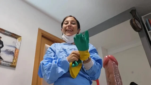 Penectomy on Halloween Eve Stepmom Zombie-witch