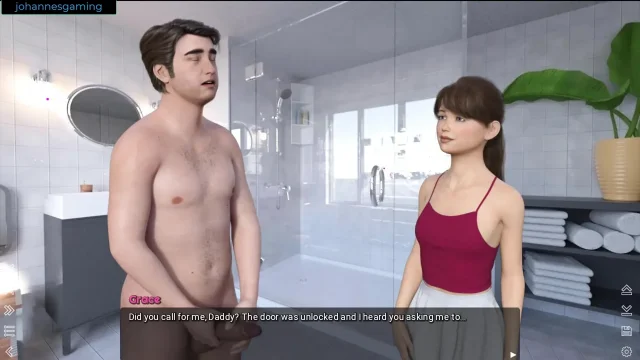 The button - tap 2 - cum on her face