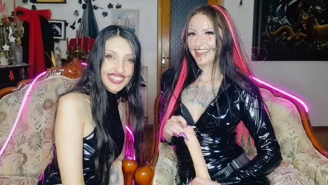 Two Halloween Demons will give you an unforgettable jerk-off instruction