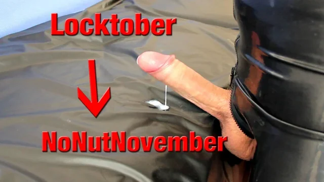End of Locktober - Ruined Orgasm before starting NoNutNovember