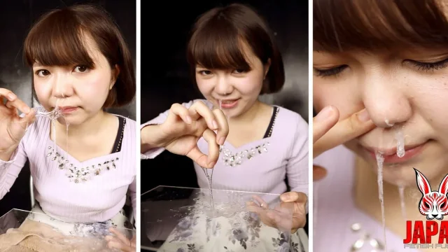 Thick Salty Transparent Yuzu Shinkawas Snot in POV Close-up