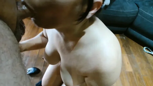 Giving My Step Brother a Very Sloppy Blowjob
