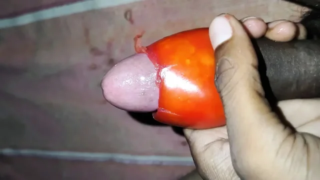 A boy handsome job with Tomato