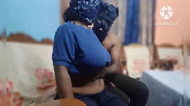 Bhabhi and devar rough caressing and exchanging each other body for a pleasure