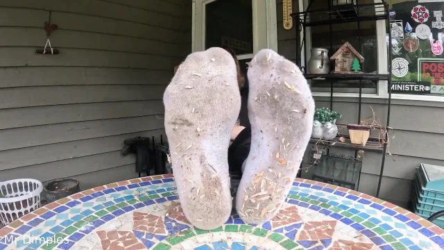 I Show off My Dirty Socks and Feet