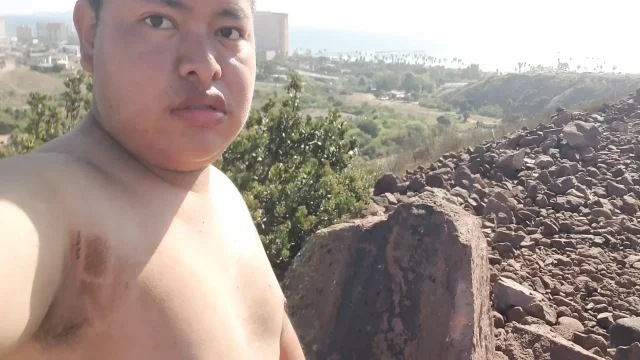 Pulling the penis in an empty place