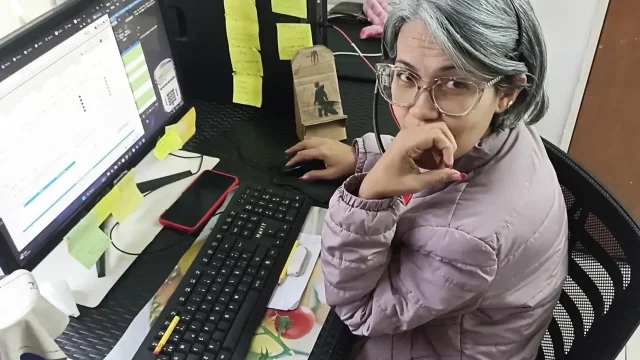 Do you like it when I suck your cock while I work