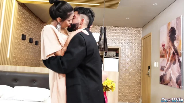 Husband Asks a Black Guy to Ass Gape His Wife Teh Angel