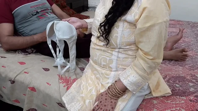 Stepmother suddenly enters stepson room under the pretext of cleaning
