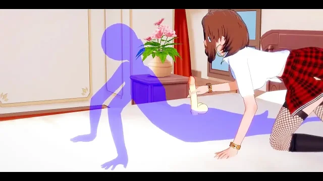 My Hero Academia Hentai - Uraraka Handjob and Fucked - Japanese Asian Manga