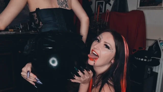 Halloween Vampires will make you worship their sexy asses Dominatrix Nika and