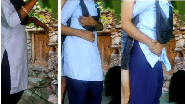 Indian Virgin School Girl First time OUTDOOR Sex with Her Boyfriend