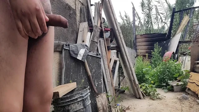 Pulling the penis
