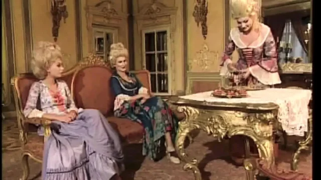 Great Orgy at Court Between Wigs and Hard Cocks