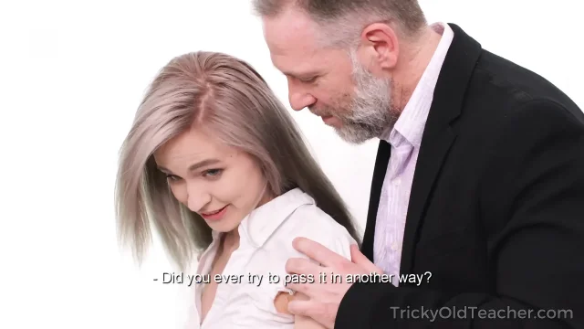 Sweetie Finds Way to Pass Hard Test and to Get Pleasure at Once