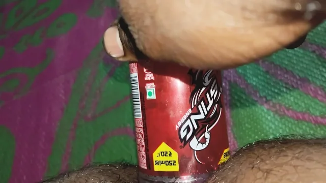 Frist time Sting bottel in Anal