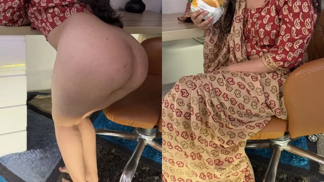 After Feeding Burger I Had Anal Sex with My Lovely Stepsister