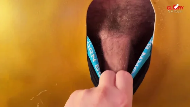 Prince Albert in the Gloryhole the Load Trapped Inside the Tip