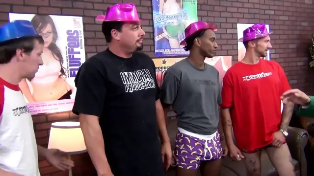 Well hung black fan gets to face fuck three pornstars