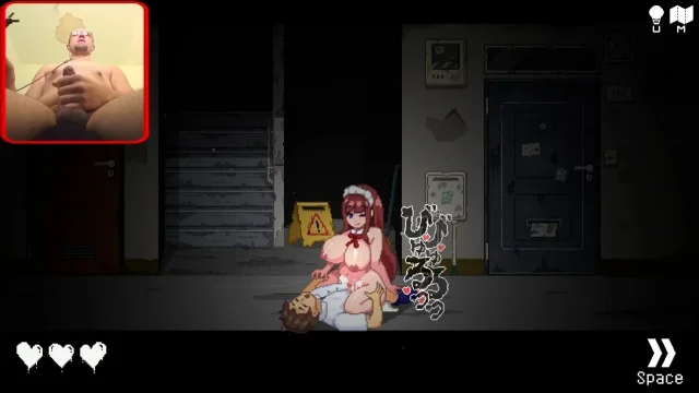 A ghostly Japanese maid rides my cock hard and No Exit Apartment Gameplay1