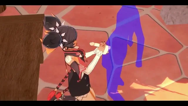 Genshin Impact Hentai - Xinyan Handjob and Blowjob - Japanese Asian Manga Anime